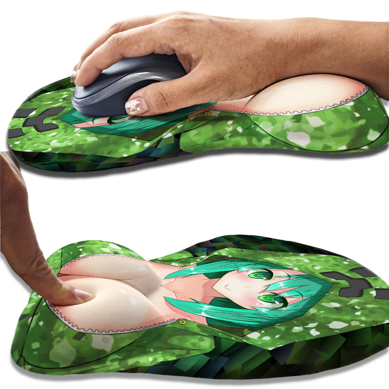 Pc Gaming Fullset - Mosaic Girl Mouse Pads Anime Pixel