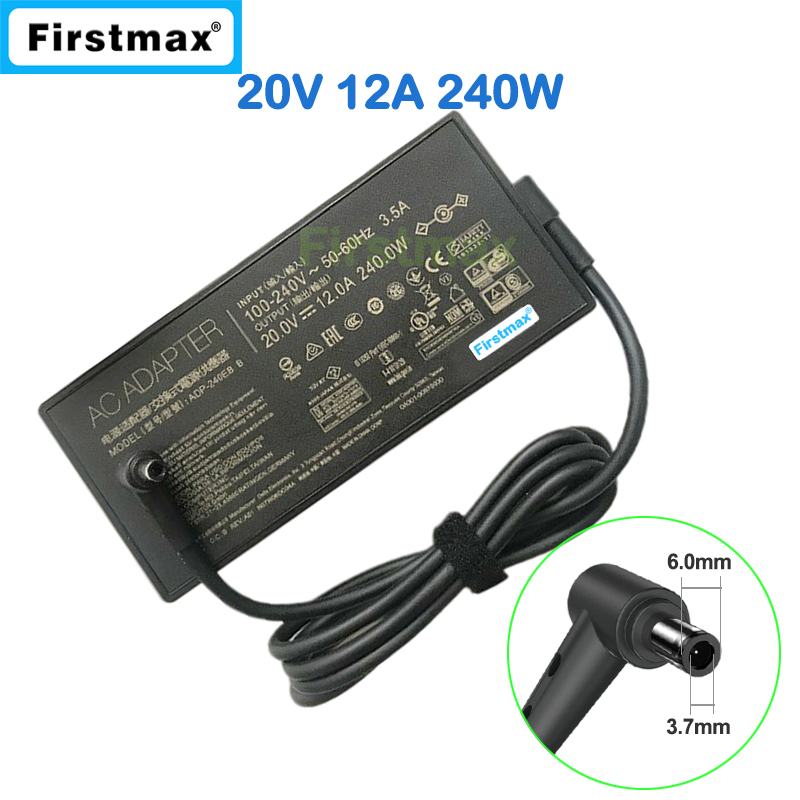 Pc Gaming Rog - 20V 12A 240W AC Adapter for