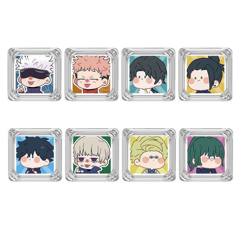 Mechanical Keyboard - Jujutsu Kaisen chibi cartoon cross-axis cube