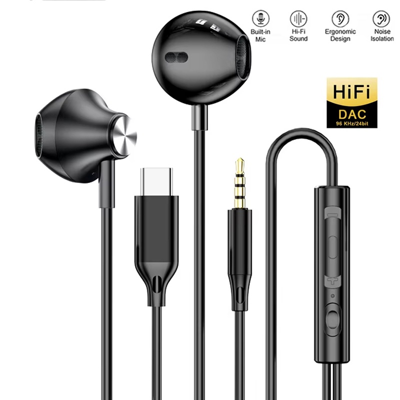 Pc Gaming Xiaomi - Bass Stereo Sound Type C 3.5mm