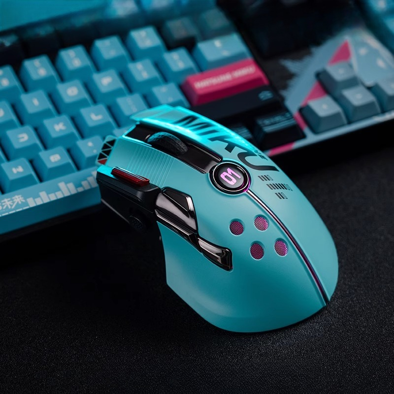 Pc Gaming Hatsune Miku - Hatsune Miku Anime Wireless Gaming Mouse