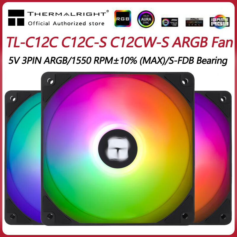 Argb Case Fan - Thermalright TL-C12C 3 Trong 1 Quạt