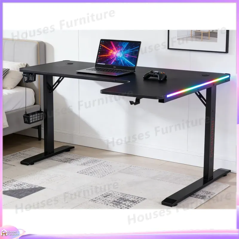 Pc Gaming Setup - Large 160cm Gaming Desk with LED