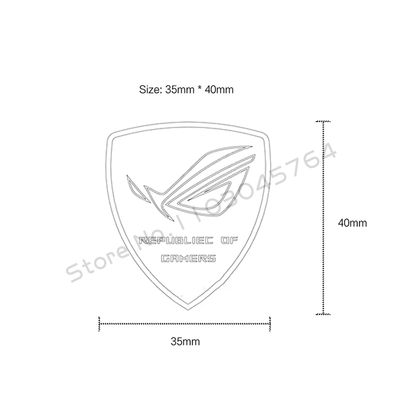 Computer Case Aluminum Sticker - đánh giá và giá Pc Gaming Rog