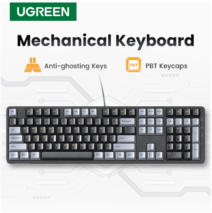 UGREEN Keyboard Mechanical Wir - đánh giá và giá Mechanical Keyboard