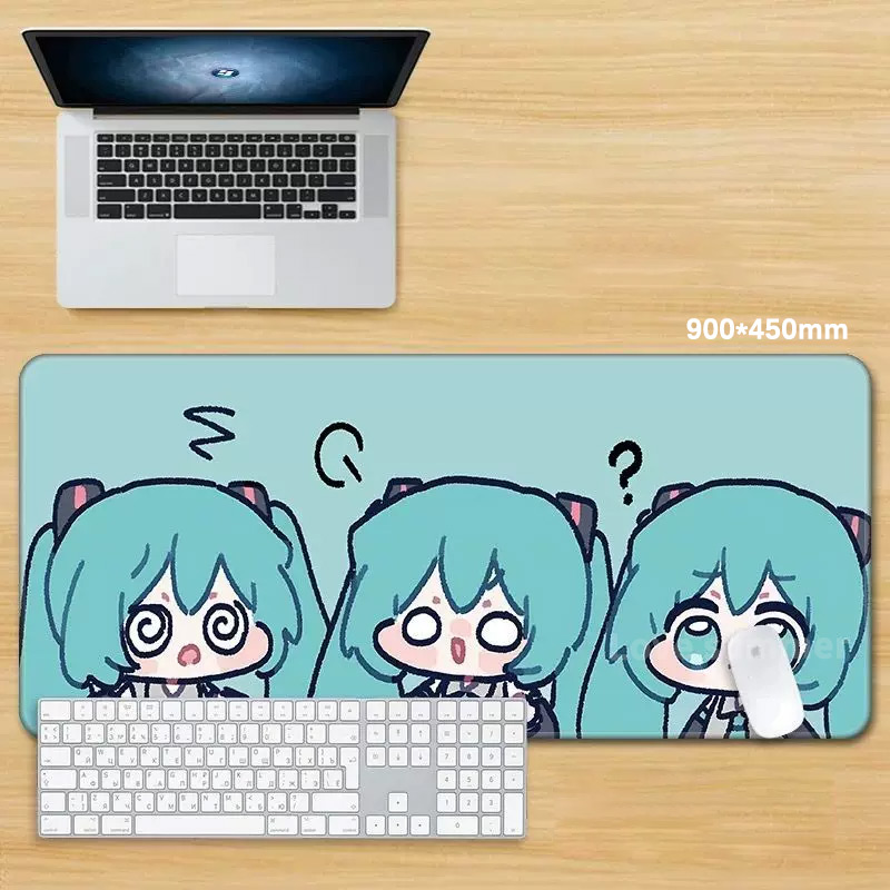 Anime Mouse Pad Gamer Keyboard - đánh giá và giá Pc Gaming Hatsune Miku