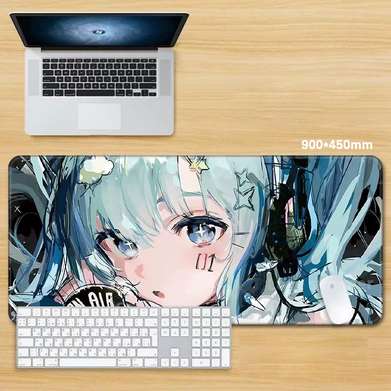 Anime Mouse Pad Gamer Keyboard - đánh giá và giá Pc Gaming Hatsune Miku