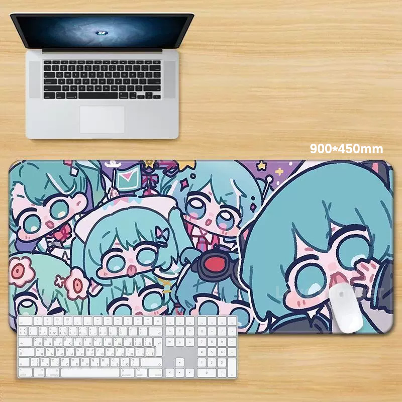 Anime Mouse Pad Gamer Keyboard - đánh giá và giá Pc Gaming Hatsune Miku