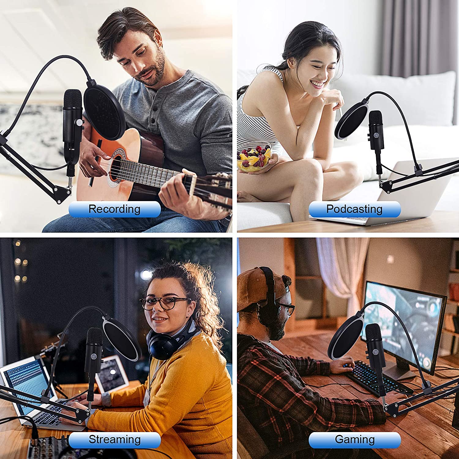 BM86 USB Condenser Microphone  - đánh giá và giá Pc Gaming Youtube