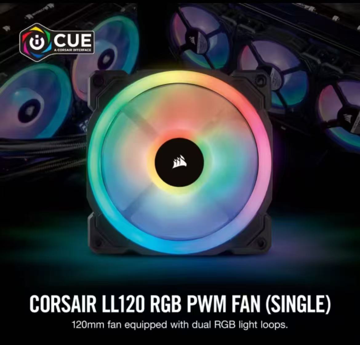 CORSAIR LL120 RGB 120mm Dual L - đánh giá và giá Argb Case Fan