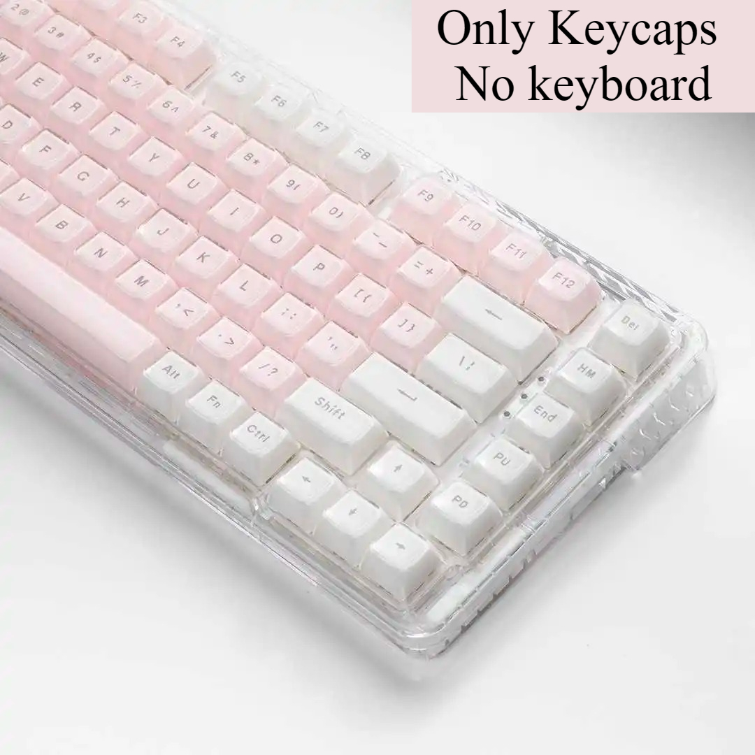 Crystal Transparent Keycaps Pi - đánh giá và giá Pc Gaming Fullset