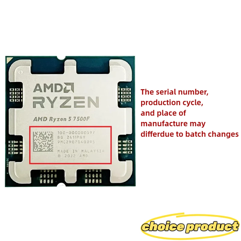 AMD Ryzen 5 7500F 3.7GHz 6 Cor - đánh giá và giá Amd Cpu Ryzen 5