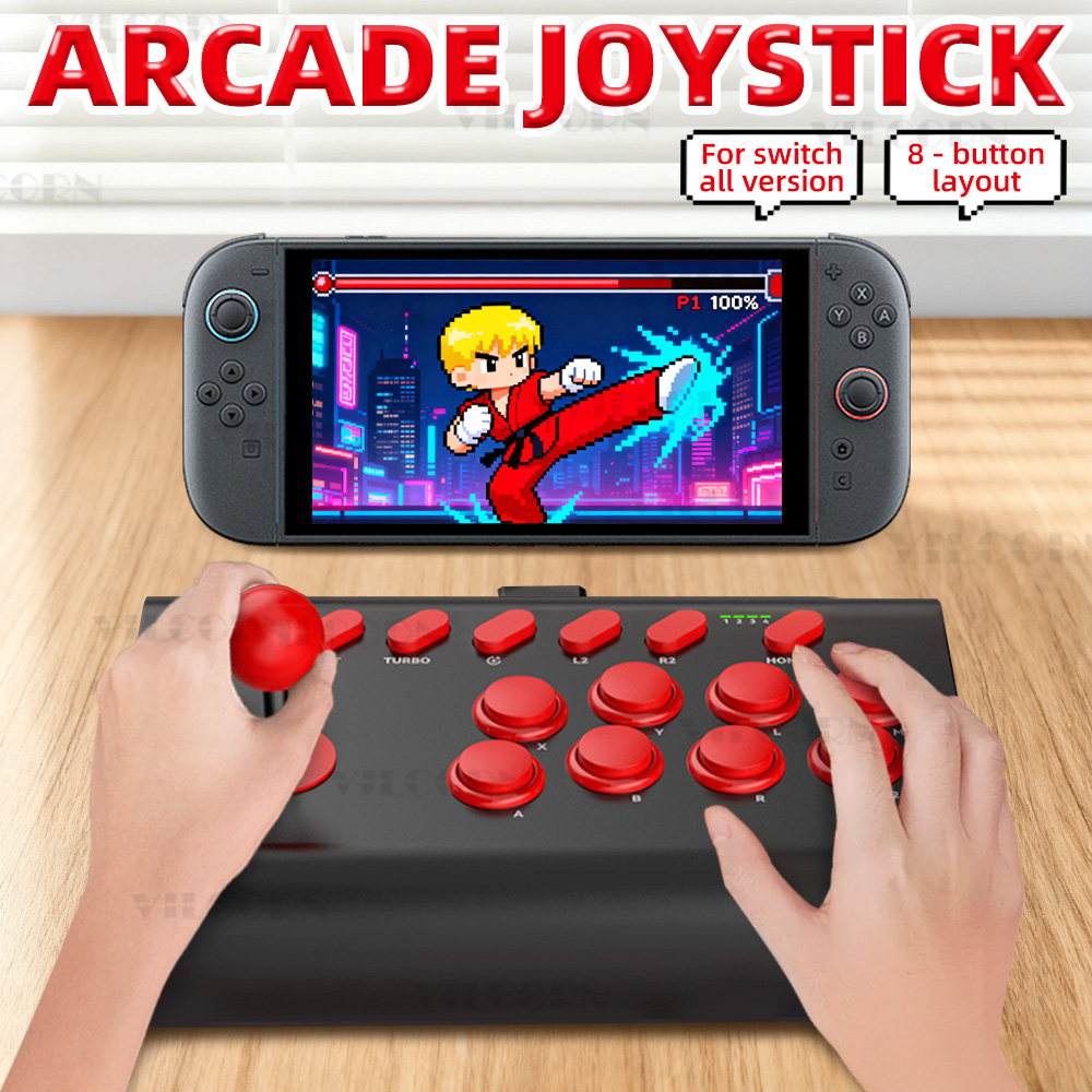 8-Button Arcade Stick For Nint - đánh giá và giá Joystick Pc Gaming