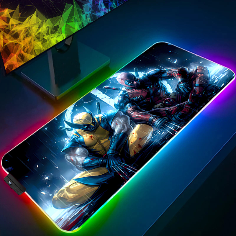 LED Mouse Pad Gaming Backlight - đánh giá và giá Pc Gaming Setup
