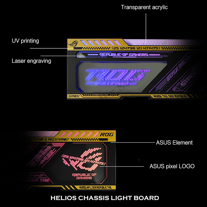 RGB Gương Ốp Lưng Nhựa PC Miến - đánh giá và giá Pc Gaming Rog