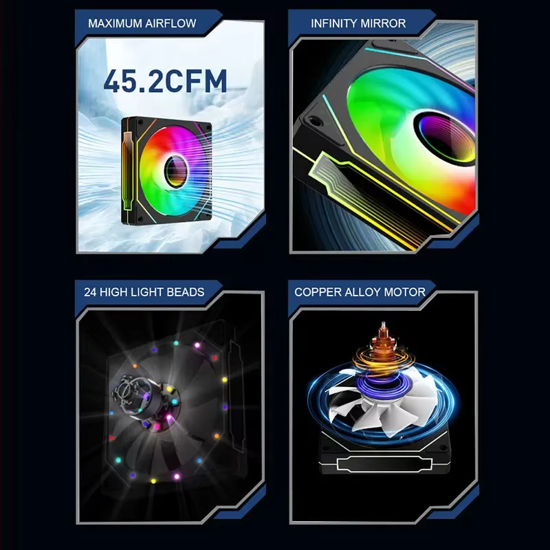 PRISM 4 PRO 120mm PWM ARGB Cas - đánh giá và giá Argb Case Fan