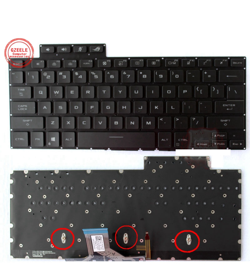 New US Backlit Keyboard for AS - đánh giá và giá Pc Gaming Rog