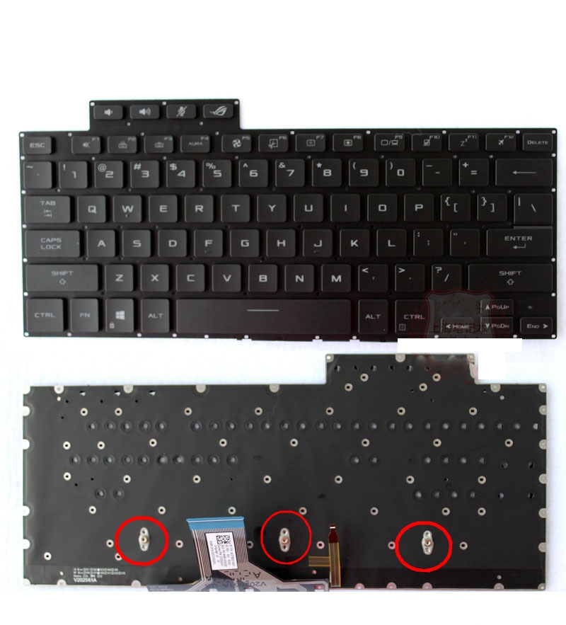 New US Backlit Keyboard for AS - đánh giá và giá Pc Gaming Rog