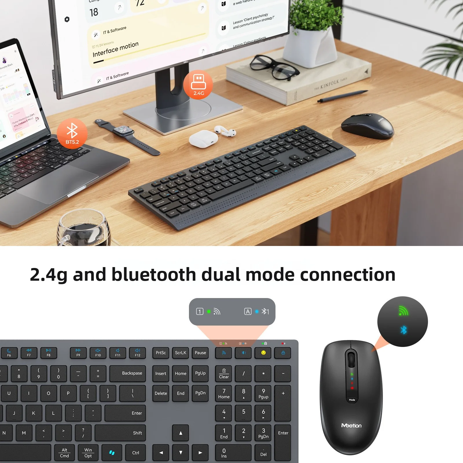 2.4G Bluetooth Dual-mode Wirel - đánh giá và giá Pc Gaming Fullset