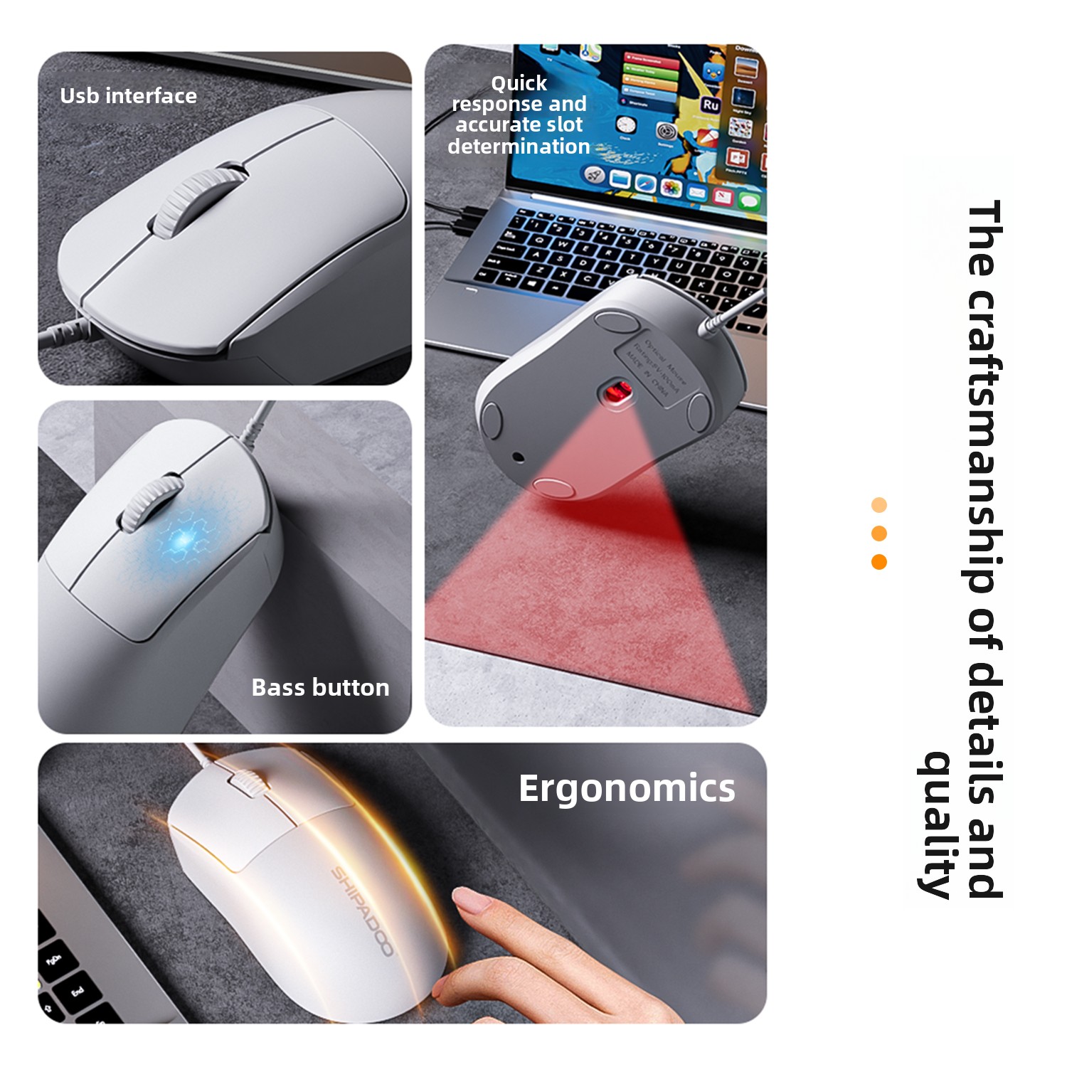 New S310 USB Wired Gaming Mous - đánh giá và giá Pc Gaming Xiaomi