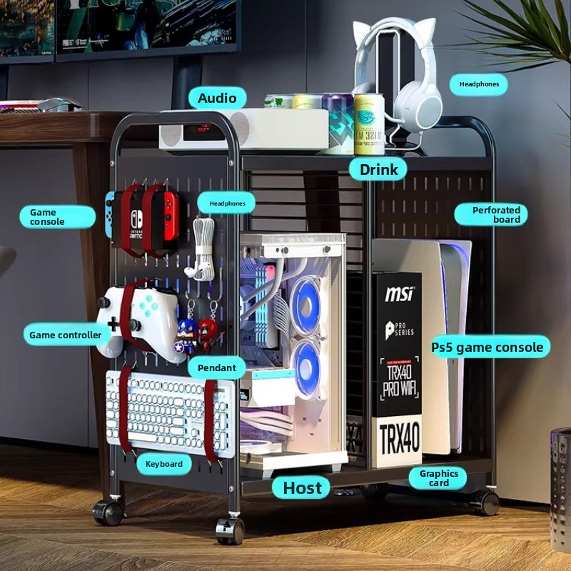 Computer Tower Stand with Pegb - đánh giá và giá Pc Gaming Setup