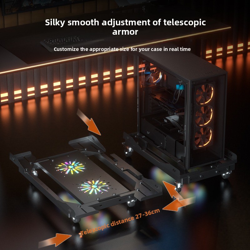 Adjustable PC Case Stand Holde - đánh giá và giá Pc Gaming Setup