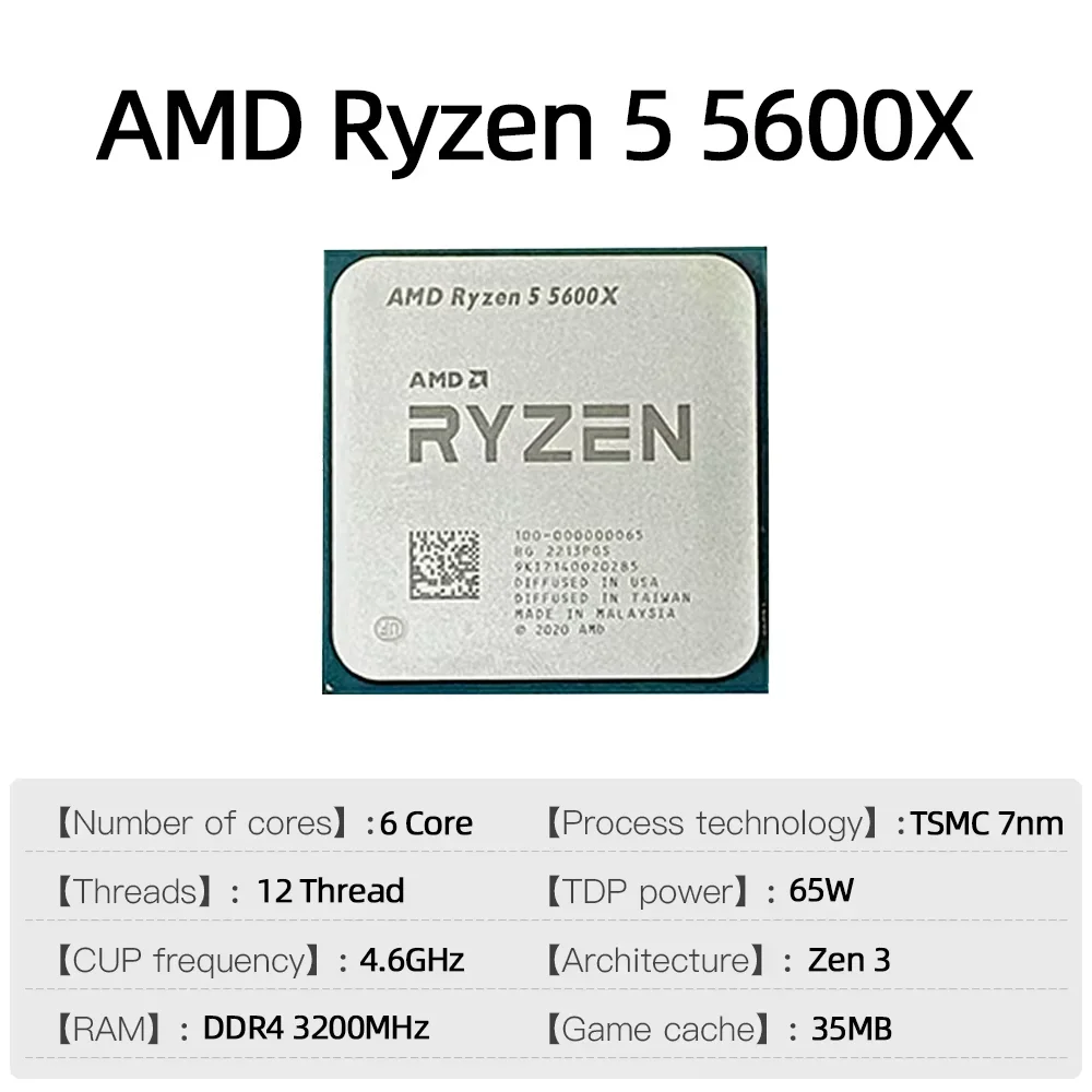 AMD Ryzen 5 5600X Processor Ne - đánh giá và giá Amd Cpu Ryzen 5