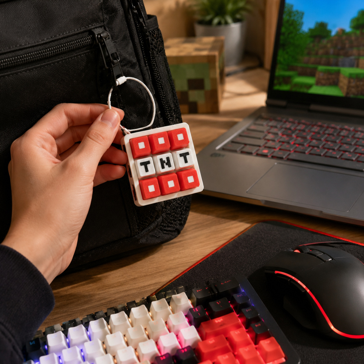 3D New My World TNT Clicker Ke - đánh giá và giá Mechanical Keyboard