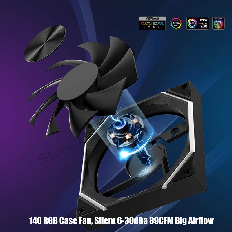 140 Case Fan ARGB, Silent 6-30 - đánh giá và giá Argb Case Fan