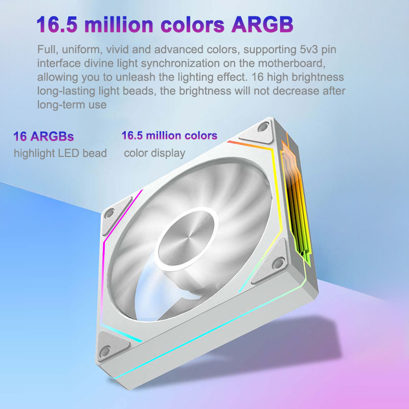 Power Train PRISM 5 Pro 120mm  - đánh giá và giá Argb Case Fan
