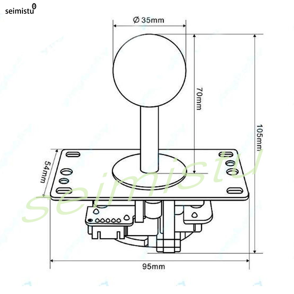 Joystick Copy Sanwa arcade Joy - đánh giá và giá Joystick Pc Gaming