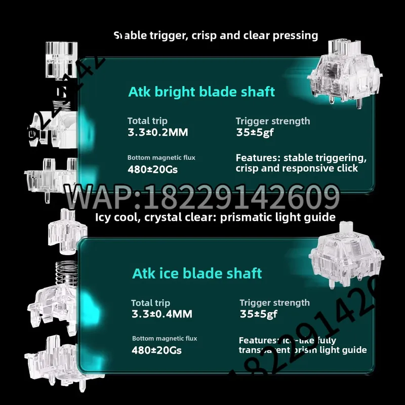 ATK RS7 Air Keyboard Magnetic  - đánh giá và giá Mechanical Keyboard