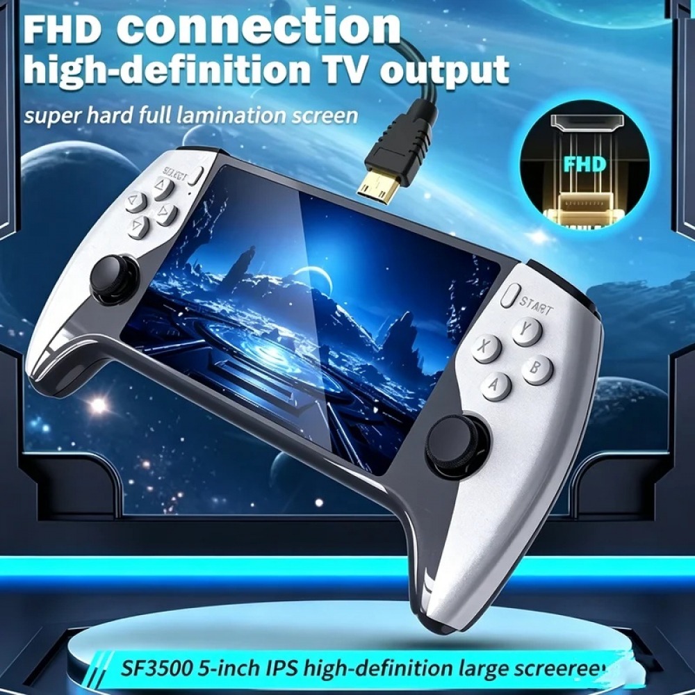 SF3500 5 inch Handheld Game Co - đánh giá và giá Pc Gaming Emulator