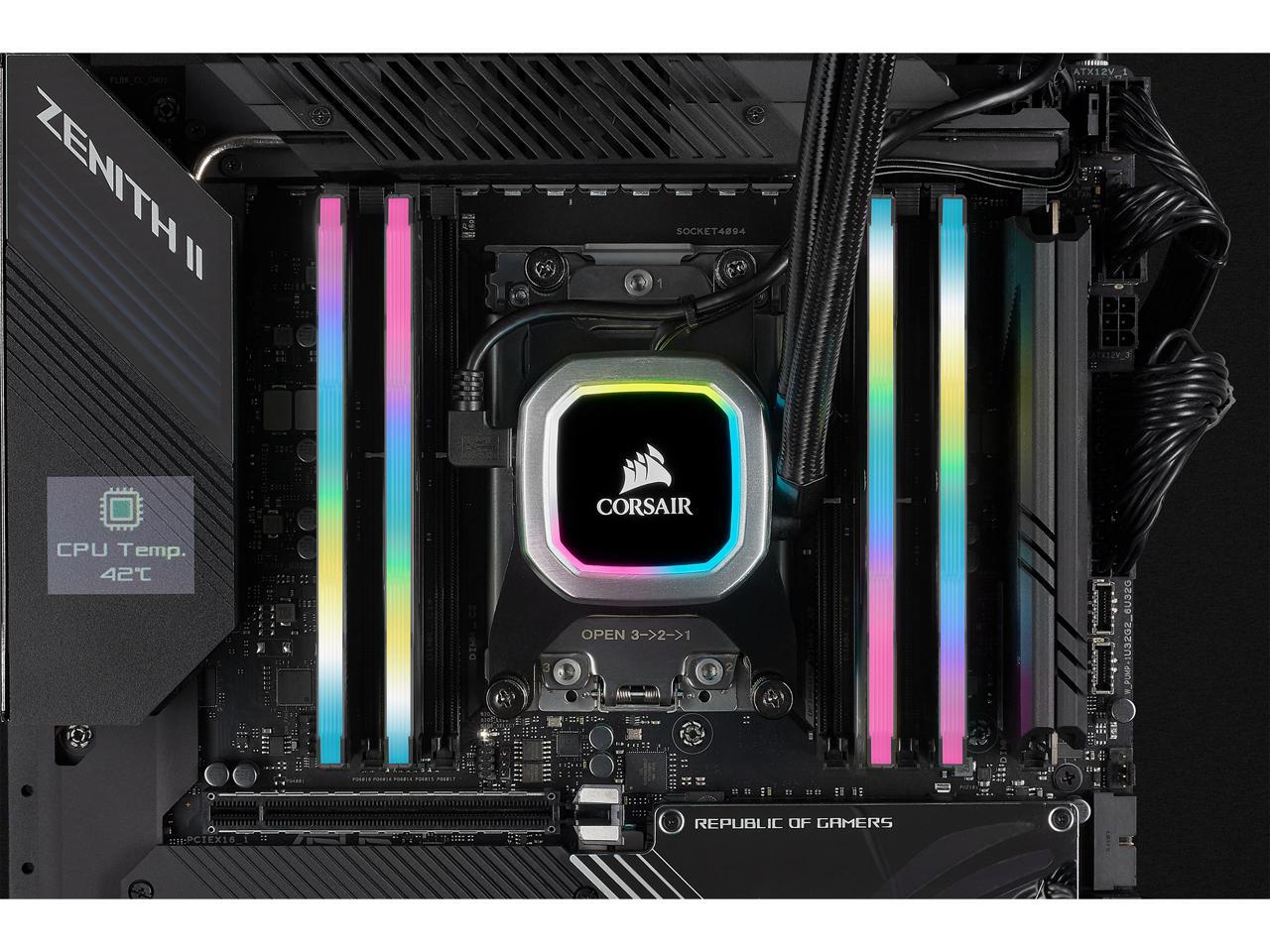 CORSAIR Vengeance RGB Pro SL 3 - đánh giá và giá Corsair Ram Vengeance 16Gb